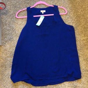 Royal Blue Sleeveless Top
